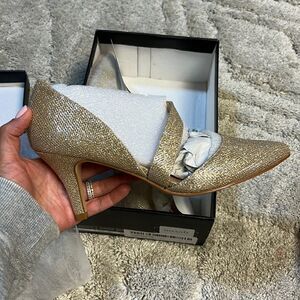 MYSOFT - Golden Glitter Dance Heel